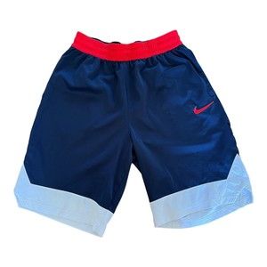 Nike Dri-Fit Icon Mens Size Medium Red White Blue Athletic Basketball Gym Shorts
